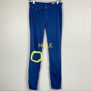 RAG & BONE - blue “legging” jean cut pants.